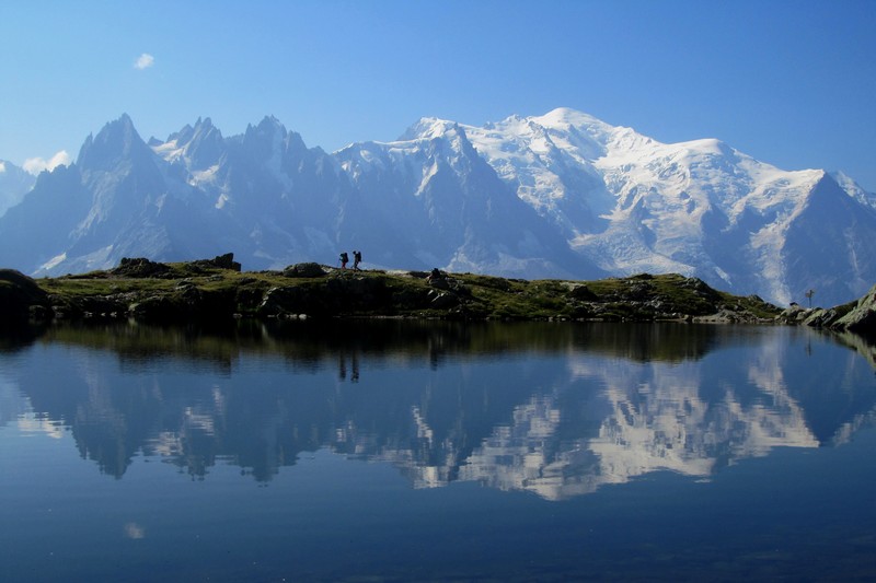 Trailrunning auf dem Tour du Mont Blanc: Tag 4 Etappe über etwa 40 km.