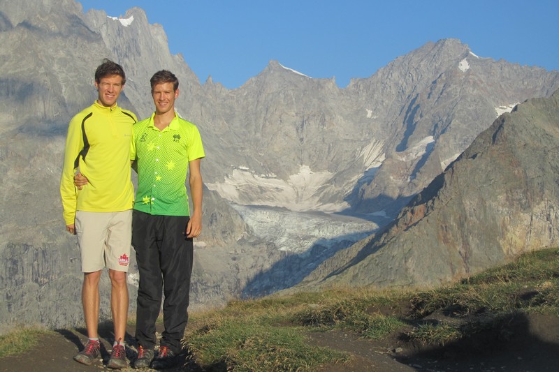 Trailrunning-Ausruestung und Rucksack fuer die Tour du Mont-Blanc, ideal vorbereitet fuer alle Etappen.