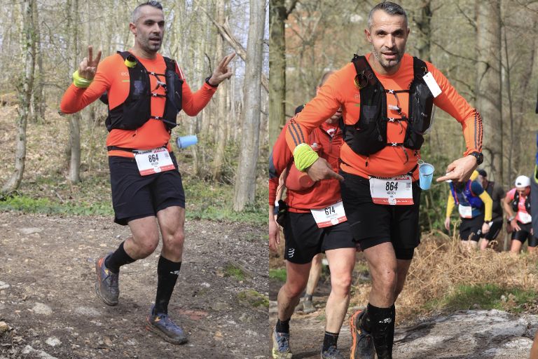 Nelson bei seinem starken Trailrunning-Debüt beim EcoTrail Paris auf anspruchsvoller Strecke