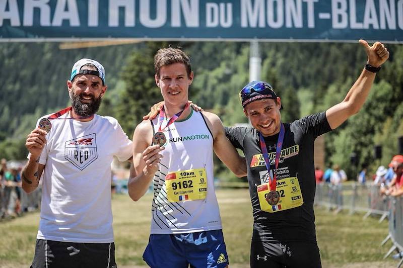 Trailrunner feiert Sieg und Streckenrekord beim Mont-Blanc-Trail über 10 Kilometer.